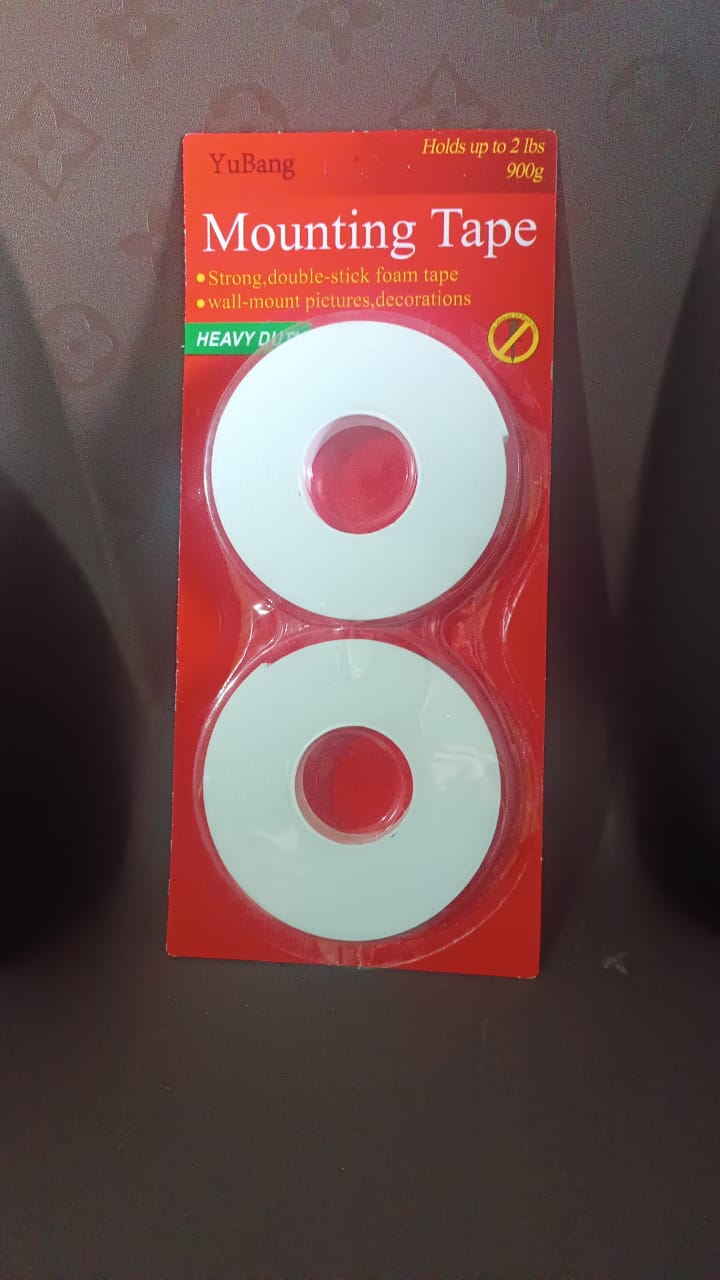 Strong Double Sided Tape Foam Mounting Tape (2 Pcs Set) Strong Double Sided Tape Foam Mounting Tape (2 Pcs Set)